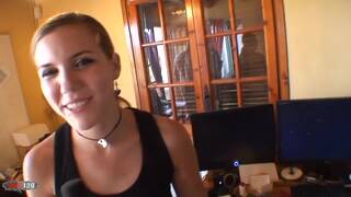 Blond teen is smashed in and ace cumed Video